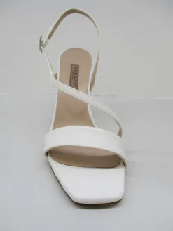 Sandalo pelle donna 4178 bianco<Albano Sale