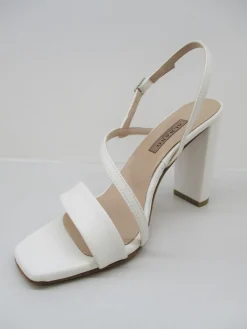 Sandalo pelle donna 4178 bianco<Albano Sale