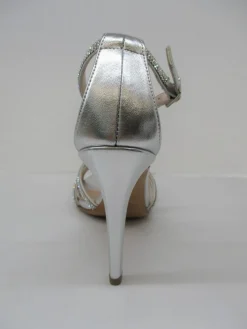 Sandalo pelle donna 4009 argento<Albano New