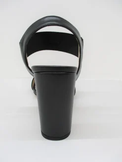 Sandalo pelle donna 4078 nero<Albano New