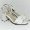 Sandalo pelle donna Maggie Bianco<Apepazza Best