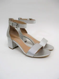 Sandalo pelle donna MLD02 argento<Apepazza Outlet