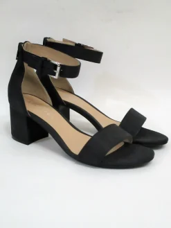 Sandalo pelle donna MLD02 nero<Apepazza Discount