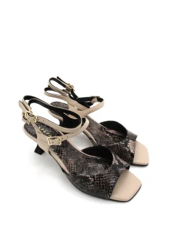 Sandalo pelle donna Cannella<Apepazza Hot