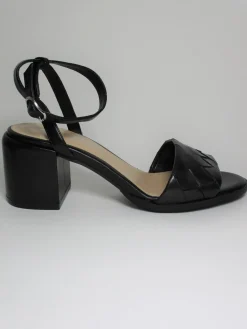 Sandalo pelle donna Maggie Nero<Apepazza Hot