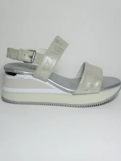 Sandalo pelle donna HONOR grigio<Apepazza Best