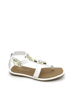 Sandalo pelle donna S2ROCK06 White<Apepazza Best