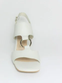 Sandalo pelle donna Vera Bianco<Apepazza Discount