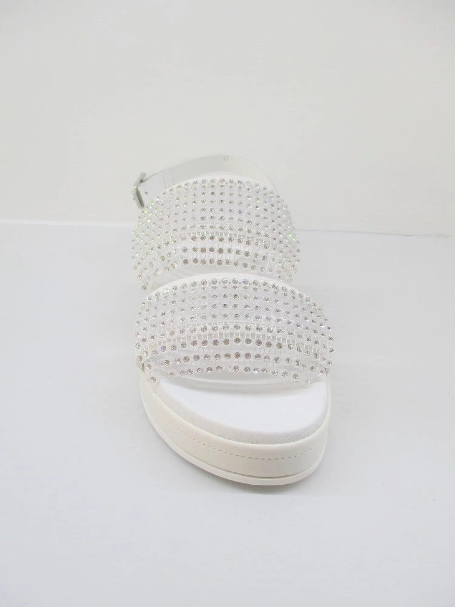 Sandalo pelle donna Isabella bianco<Apepazza Discount
