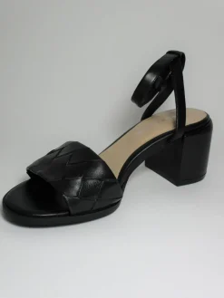Sandalo pelle donna Maggie Nero<Apepazza Hot