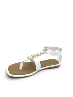 Sandalo pelle donna S2ROCK06 White<Apepazza Best