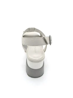 Sandalo pelle donna Helga White<Apepazza Outlet