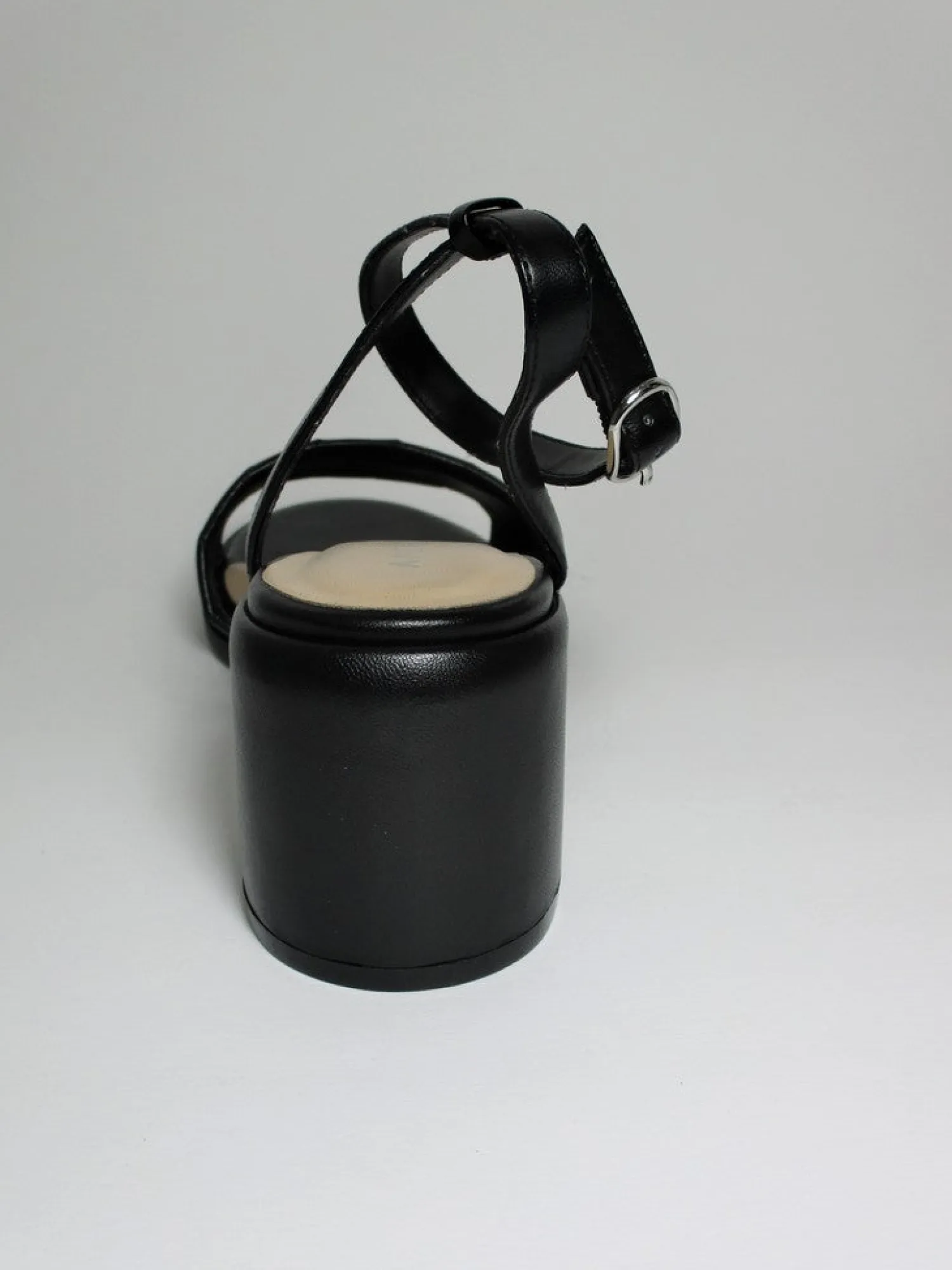 Sandalo pelle donna Maggie Nero<Apepazza Hot