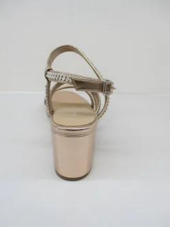 Sandalo pelle donna Mina cipria<Apepazza Discount