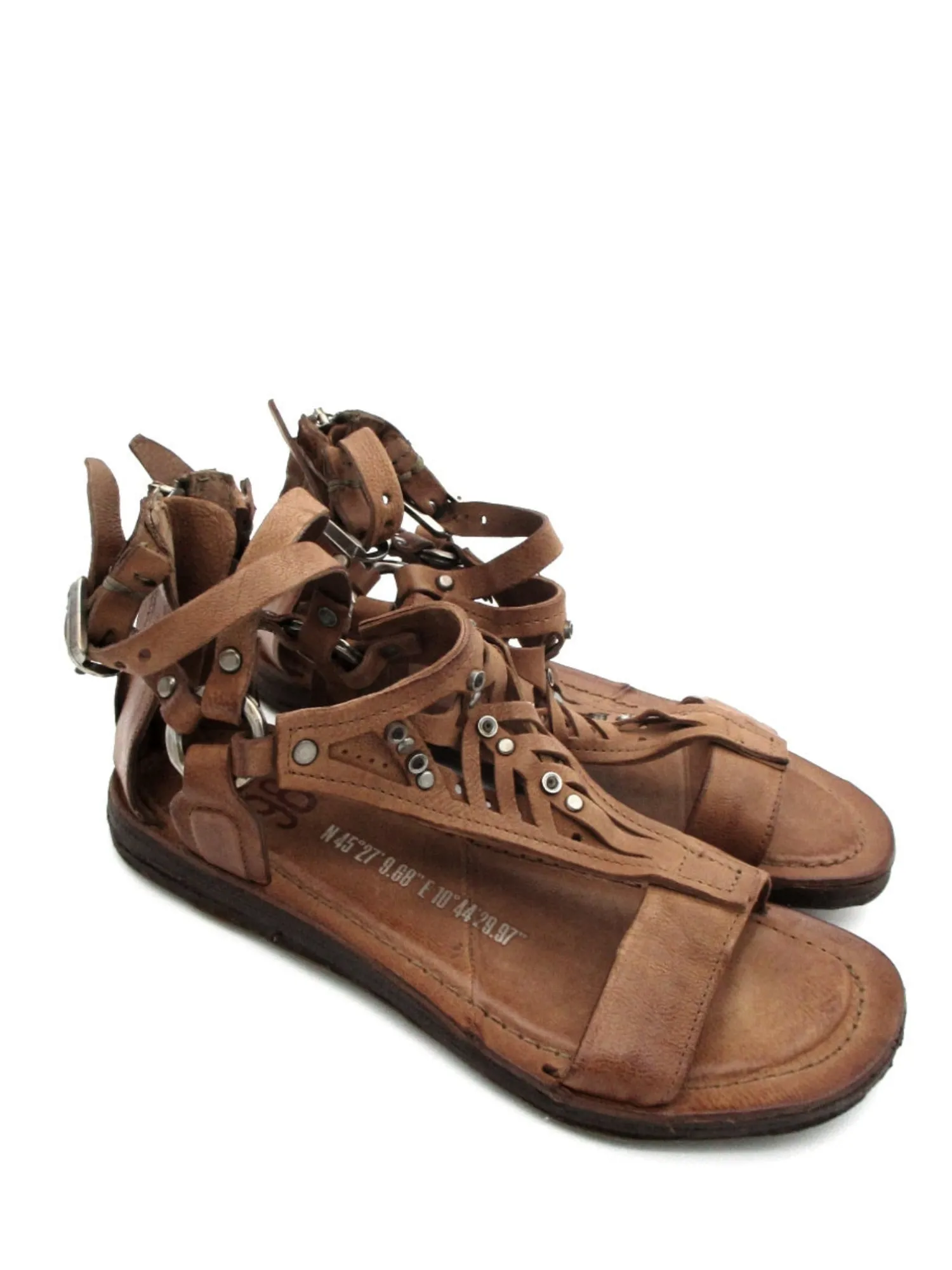 Sandalo pelle donna A16010 Calvados<AS98 Discount