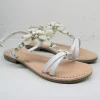 Sandalo pelle donna GH931 bianco<Cafènoir Online