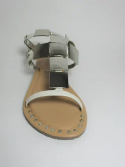 Sandalo pelle donna GL 1020 Bianco<Cafènoir Sale