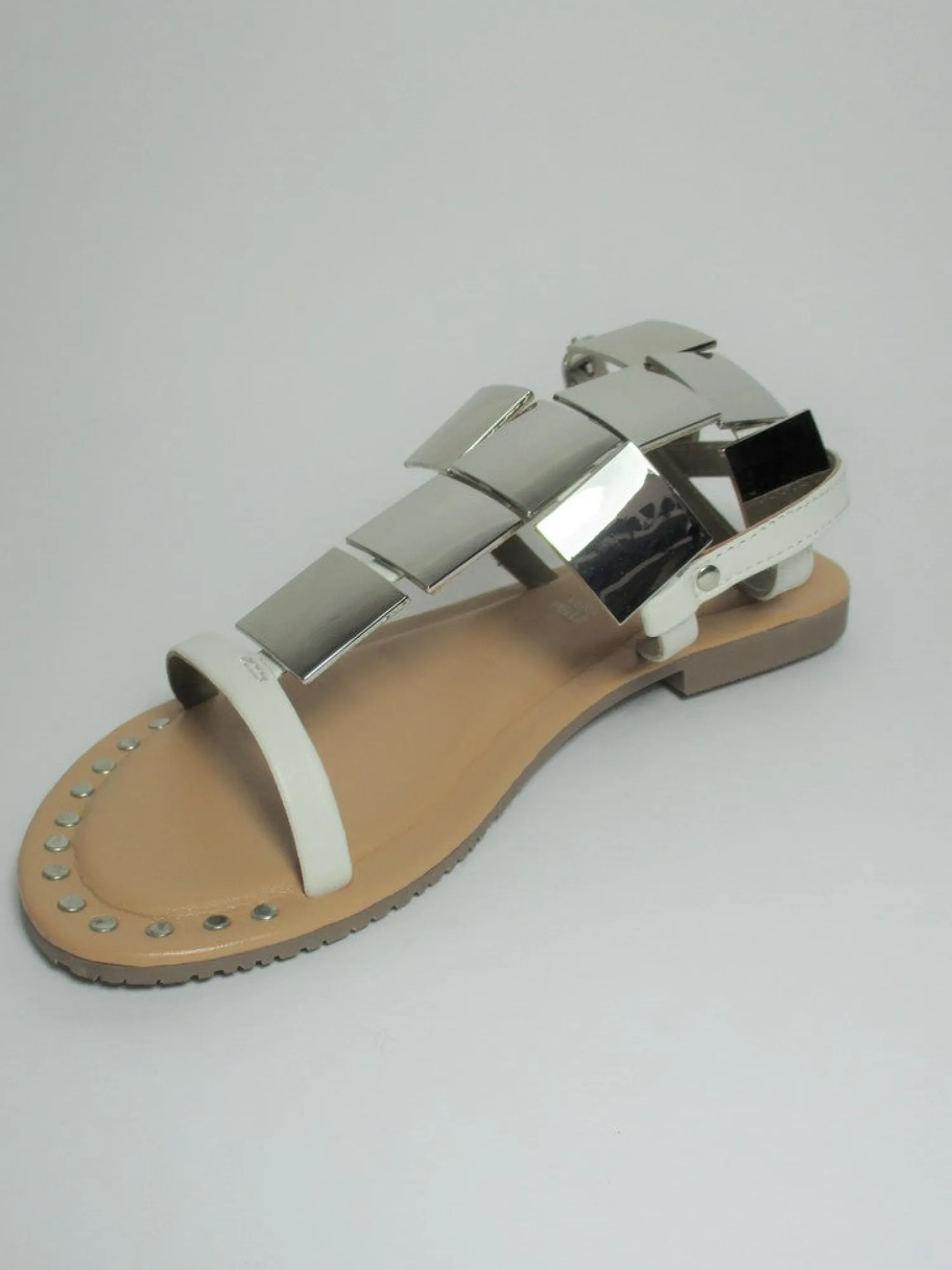 Sandalo pelle donna GL 1020 Bianco<Cafènoir Sale