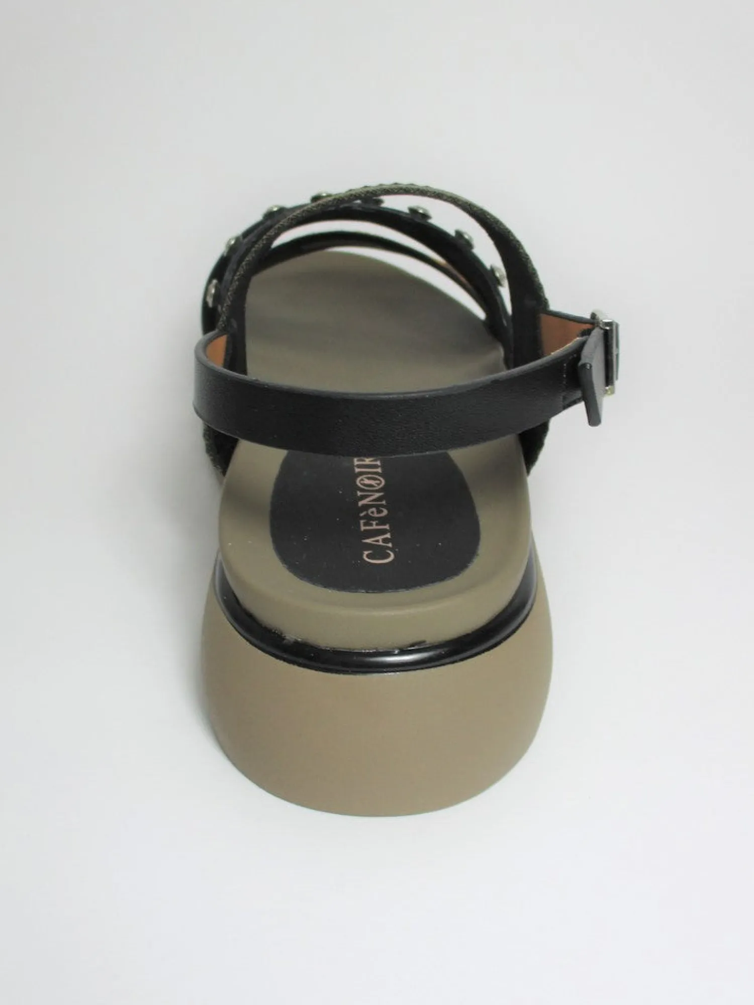 Sandalo pelle donna HL9390 Verde/Maculato<Cafènoir Outlet