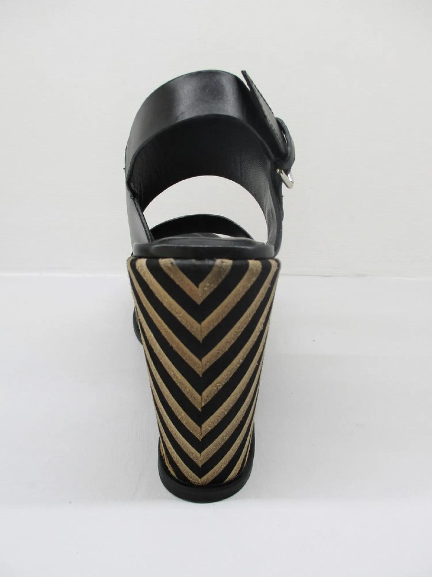 Sandalo pelle donna 1801 nero<Cris Vergrè Online