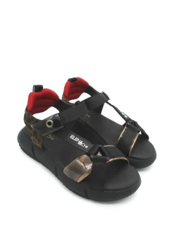 Sandalo pelle donna E1845 Bronzo<Elena Iachi Outlet