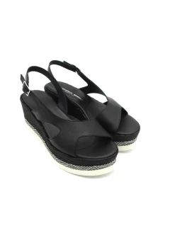 Sandalo pelle donna 2079 Jil Nero<Gianmarco Sorelli Best