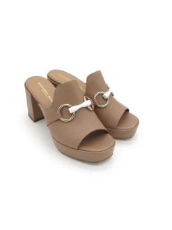 Sandalo pelle donna 2133 Nora Antilope<Gianmarco Sorelli New