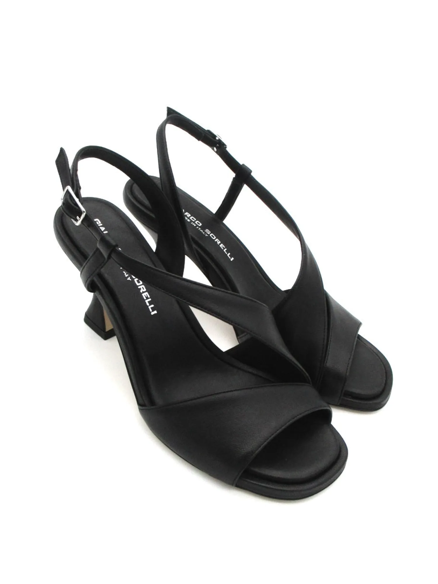 Sandalo pelle donna 2132 Lia Nero<Gianmarco Sorelli Fashion