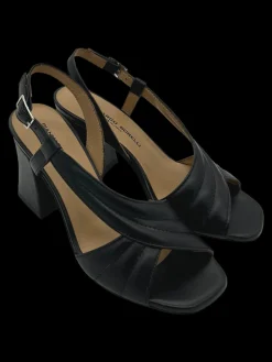 Sandalo pelle donna Alba Black - 2169 -<Gianmarco Sorelli Fashion