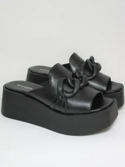 Sandalo pelle donna 2953/OPAK Nero<Gianmarco Sorelli Discount