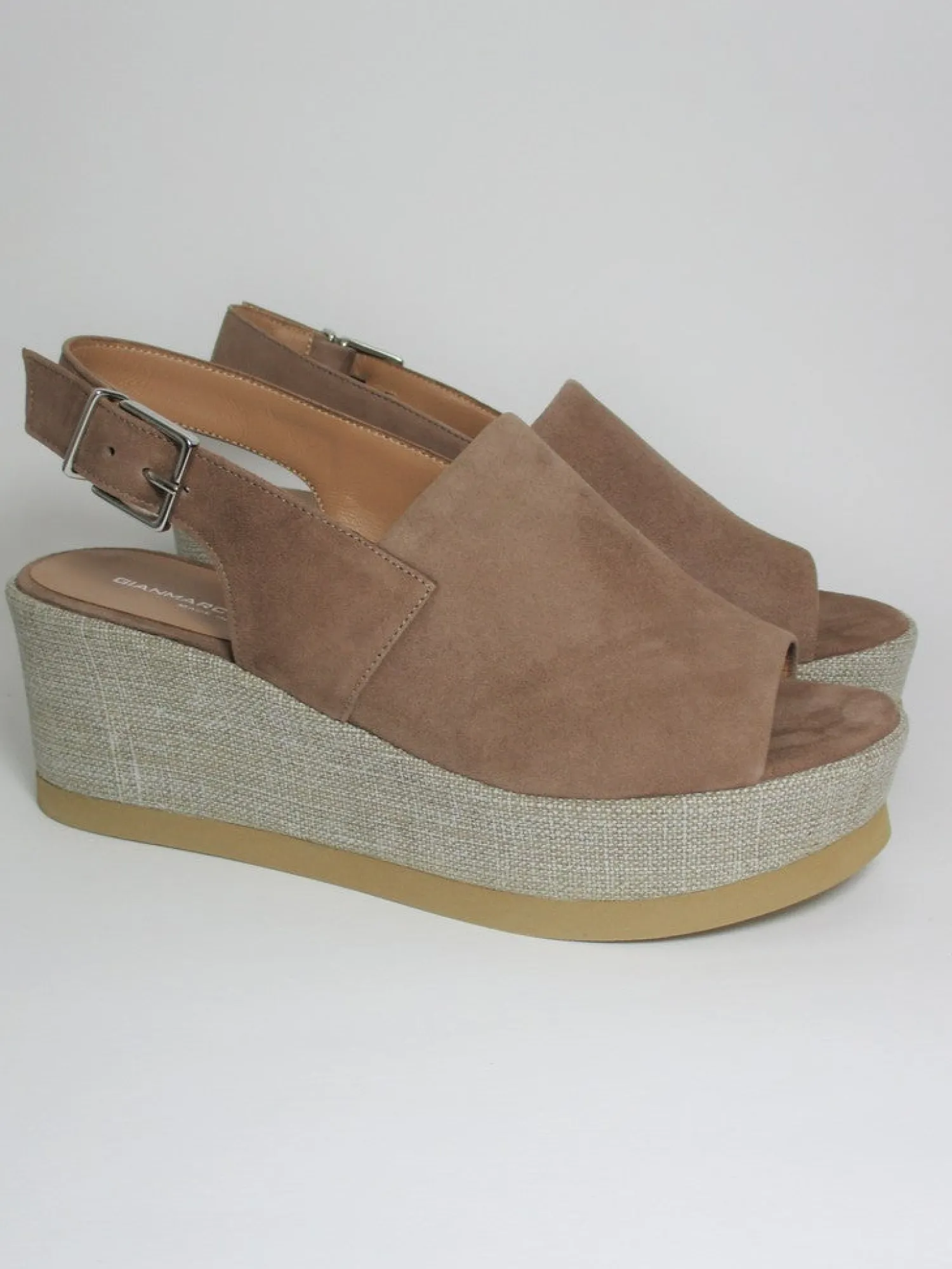 Sandalo pelle donna 2054 Taupe<Gianmarco Sorelli Best