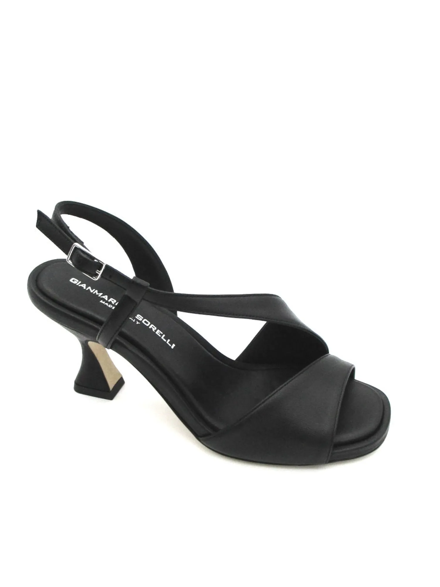 Sandalo pelle donna 2132 Lia Nero<Gianmarco Sorelli Fashion
