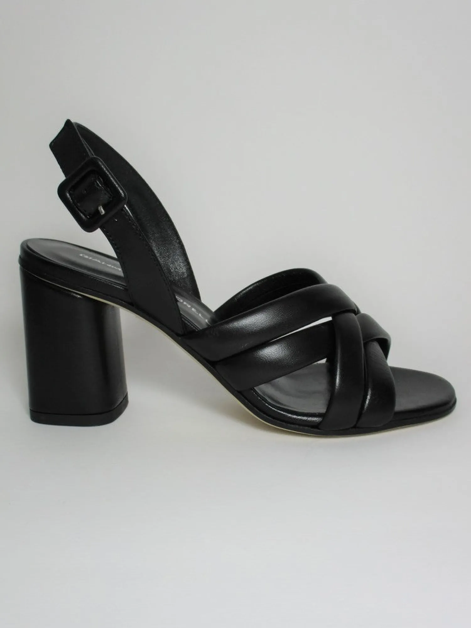 Sandalo pelle donna 2069 nero<Gianmarco Sorelli Online