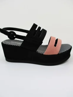 Sandalo pelle donna 2031 Jil nero<Gianmarco Sorelli Best