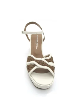 Sandalo pelle donna Nora /Cuoio - 2178 -<Gianmarco Sorelli Sale