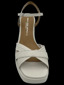 Sandalo pelle donna Livia Mousse Gesso - 2230 -<Gianmarco Sorelli Clearance