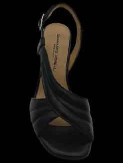 Sandalo pelle donna Alba Black - 2169 -<Gianmarco Sorelli Fashion