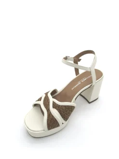 Sandalo pelle donna Nora /Cuoio - 2178 -<Gianmarco Sorelli Sale