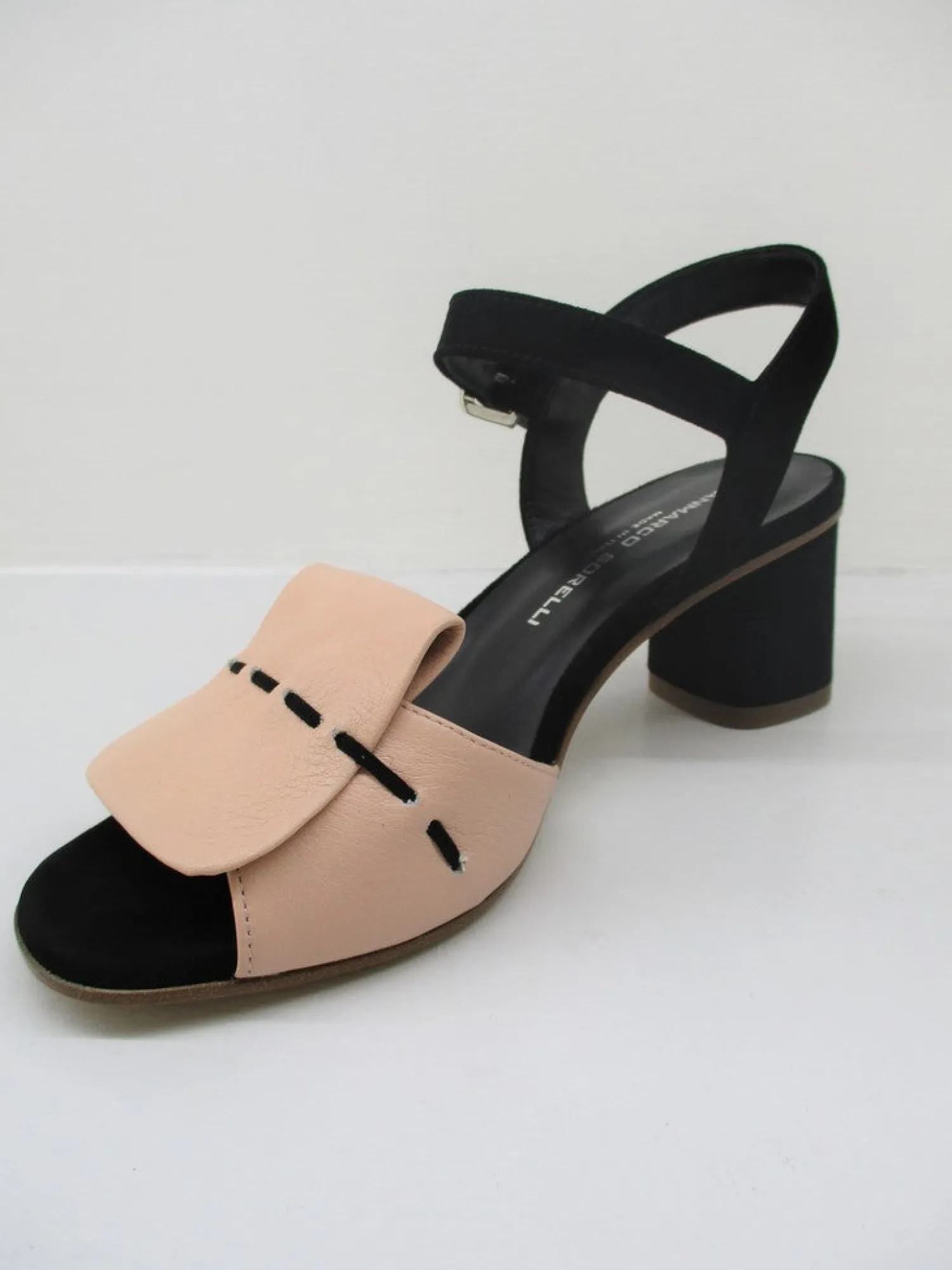 Sandalo pelle donna 1977 Emma samo rosa<Gianmarco Sorelli Online