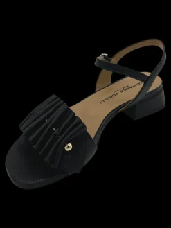 Sandalo pelle donna Musa Black - 2214 -<Gianmarco Sorelli Discount