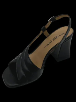 Sandalo pelle donna Alba Black - 2169 -<Gianmarco Sorelli Fashion