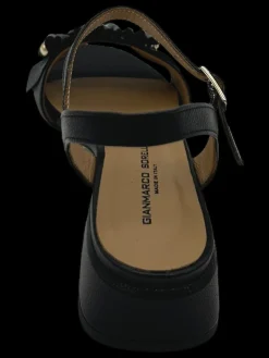 Sandalo pelle donna Musa Black - 2214 -<Gianmarco Sorelli Discount