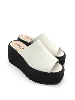 Sandalo pelle donna Janet & Janet Agata 3183 Bianco<Janet Sport Sale