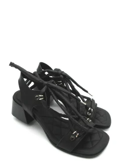 Sandalo pelle donna Janet & Janet 3283 Adriana Nero<Janet Sport Clearance