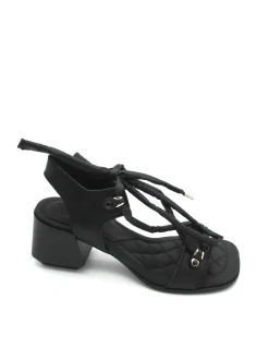 Sandalo pelle donna Janet & Janet 3283 Adriana Nero<Janet Sport Clearance