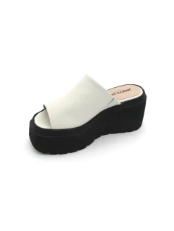 Sandalo pelle donna Janet & Janet Agata 3183 Bianco<Janet Sport Sale