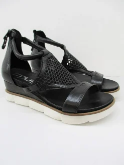 Sandalo pelle donna 866045 nero<Mjus Clearance