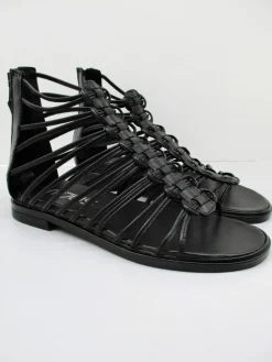 Sandalo pelle donna M05038 nero<Mjus Sale