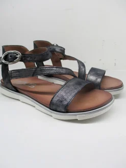 Sandalo pelle donna 740019 blu<Mjus Online