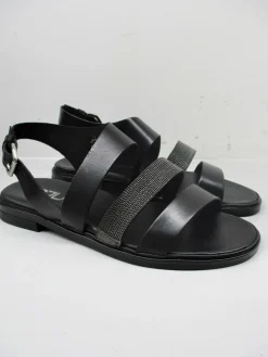 Sandalo pelle donna M05031 nero<Mjus Best